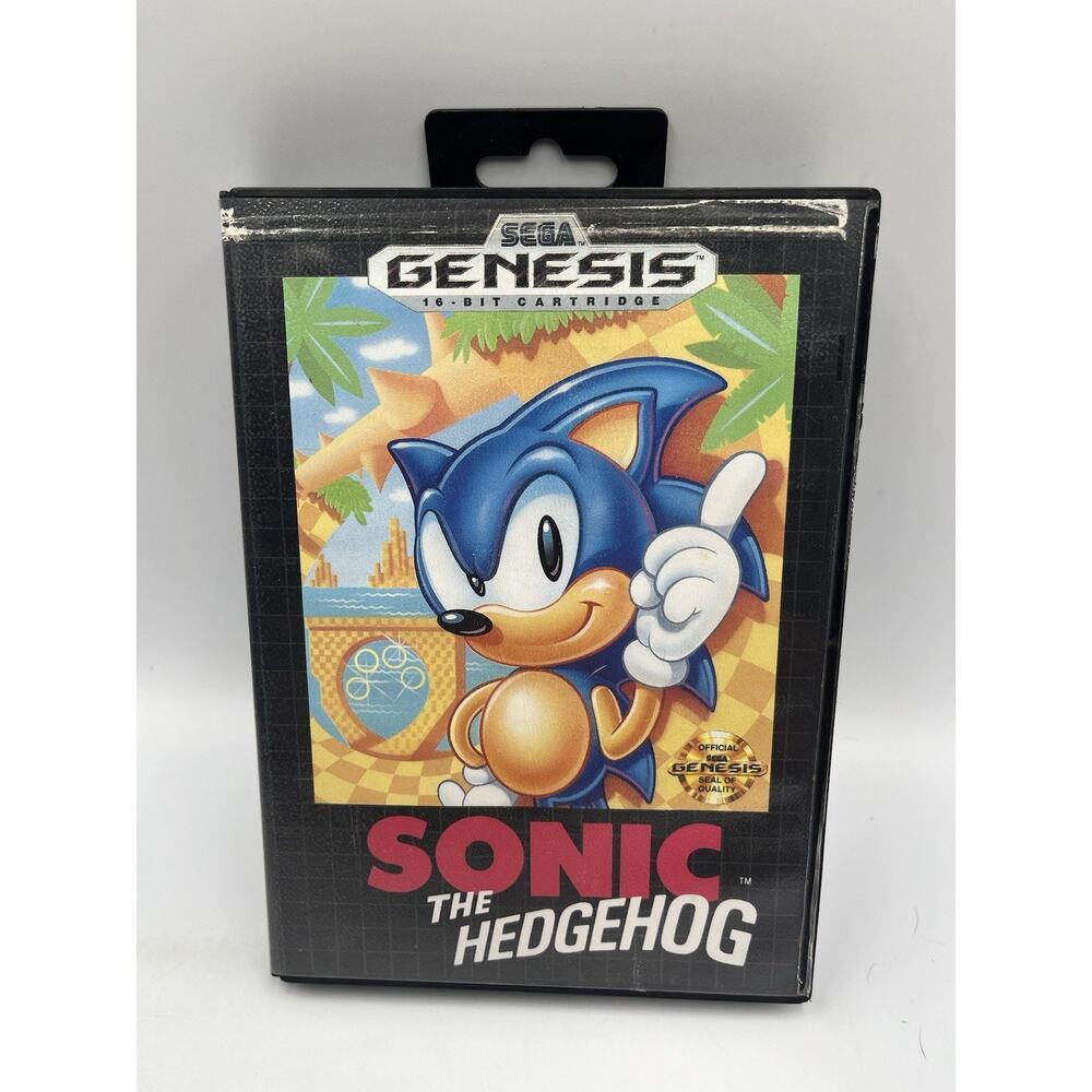Sonic the Hedgehog (Retail Version) Sega Genesis Complete CIB Tested WORKS